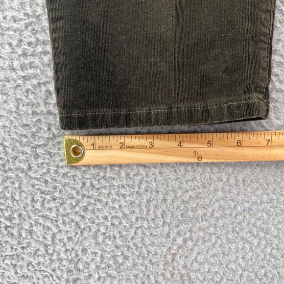 Talbots Pants Womens 10 Petite Curvy Brown Corduroy Straight Leg Stretch Casual - Picture 11 of 12